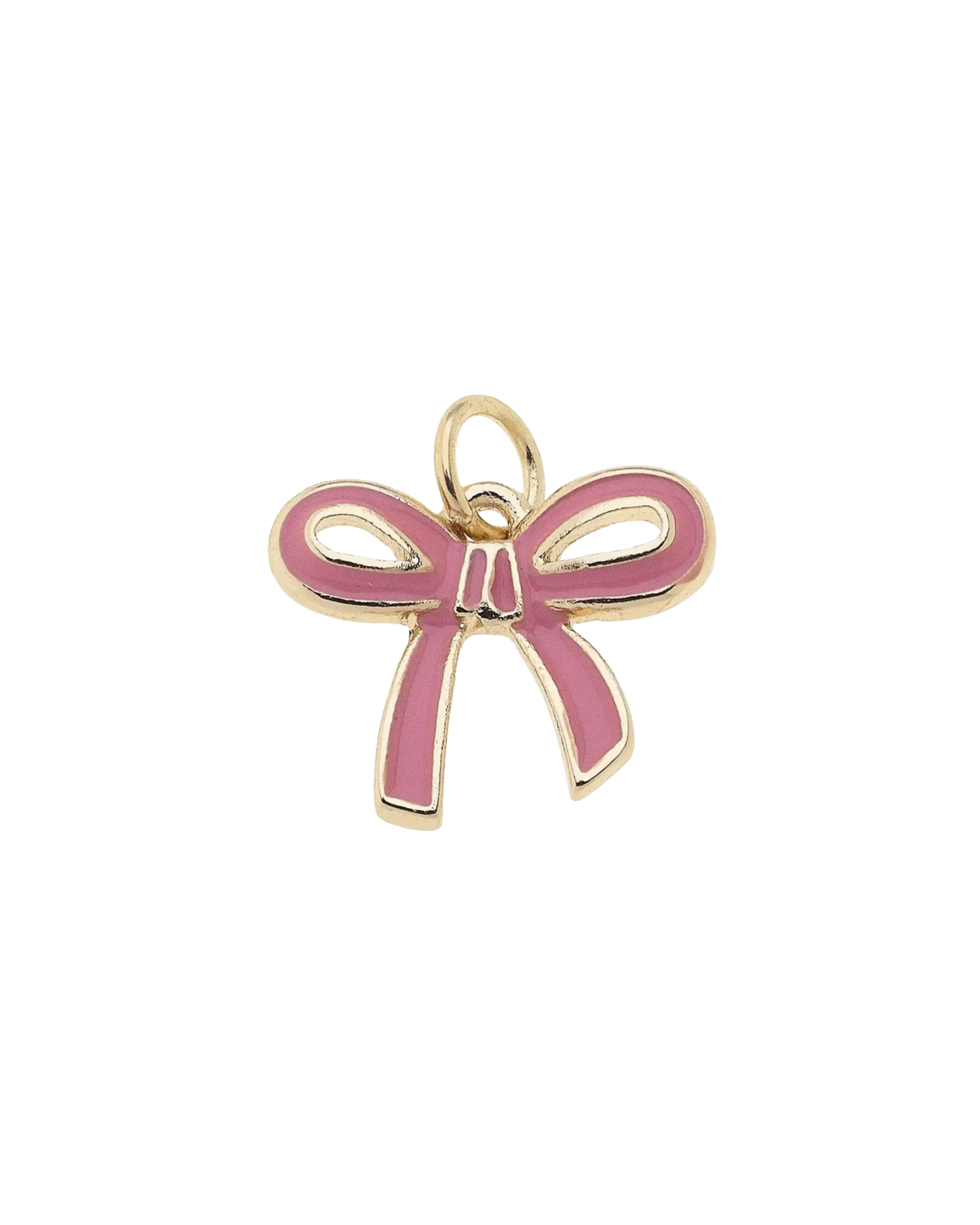 Light Pink Bow Charm
