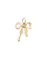 Gold Ribbon Bow Charm