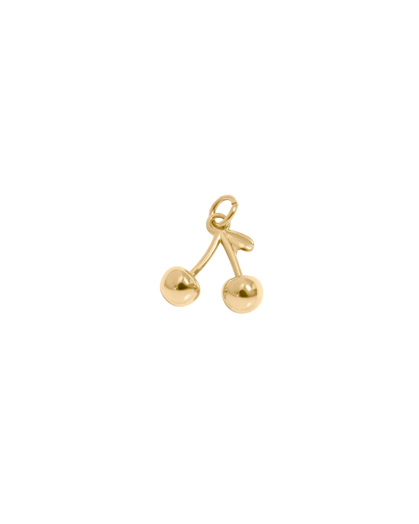 Gold Cherry Charm