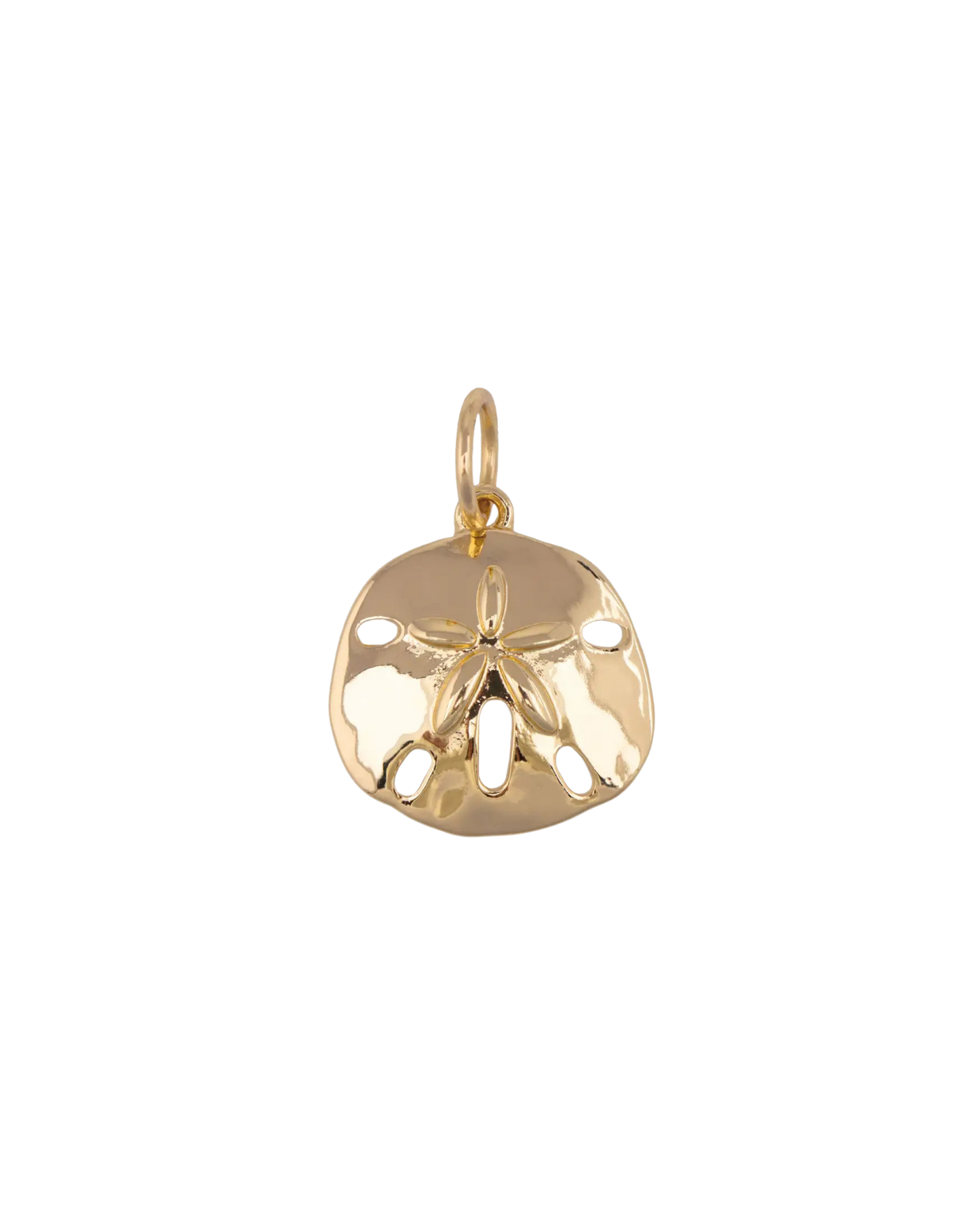 Sand Dollar Charm in Gold