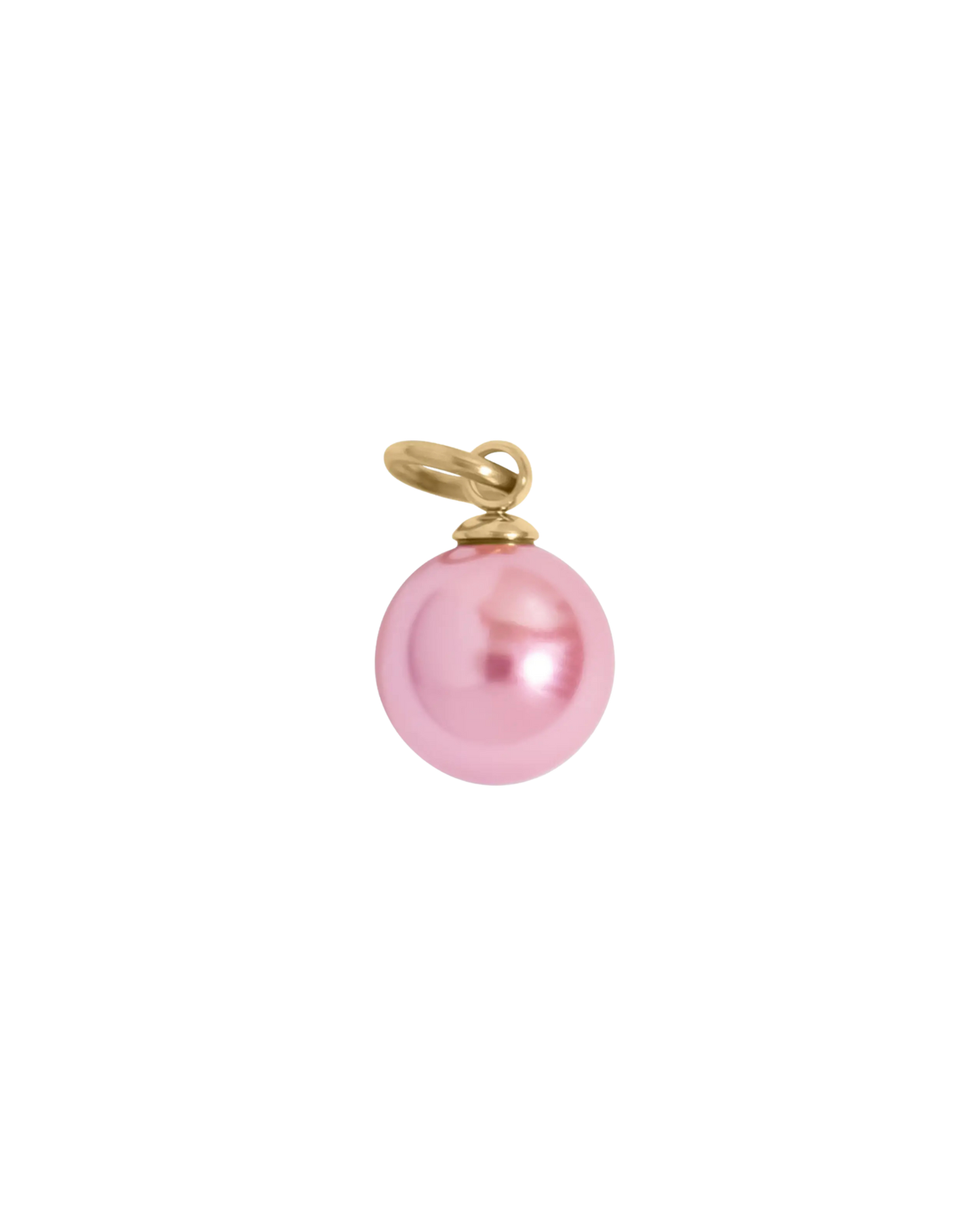 Pink Pearl Drop Charm