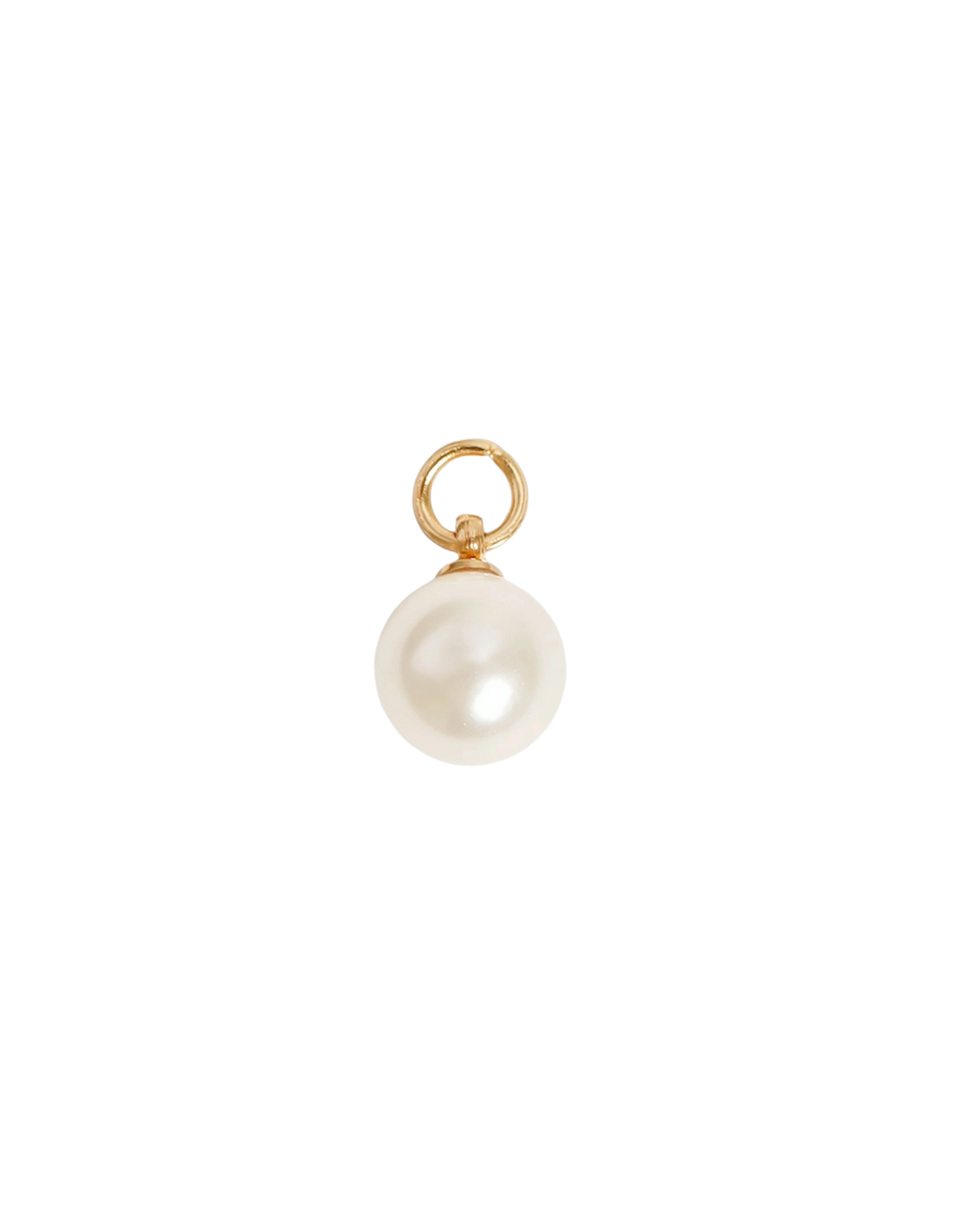 8mm Glass Pearl Charm