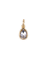 Rhinestone Teardrop Charm in Clear