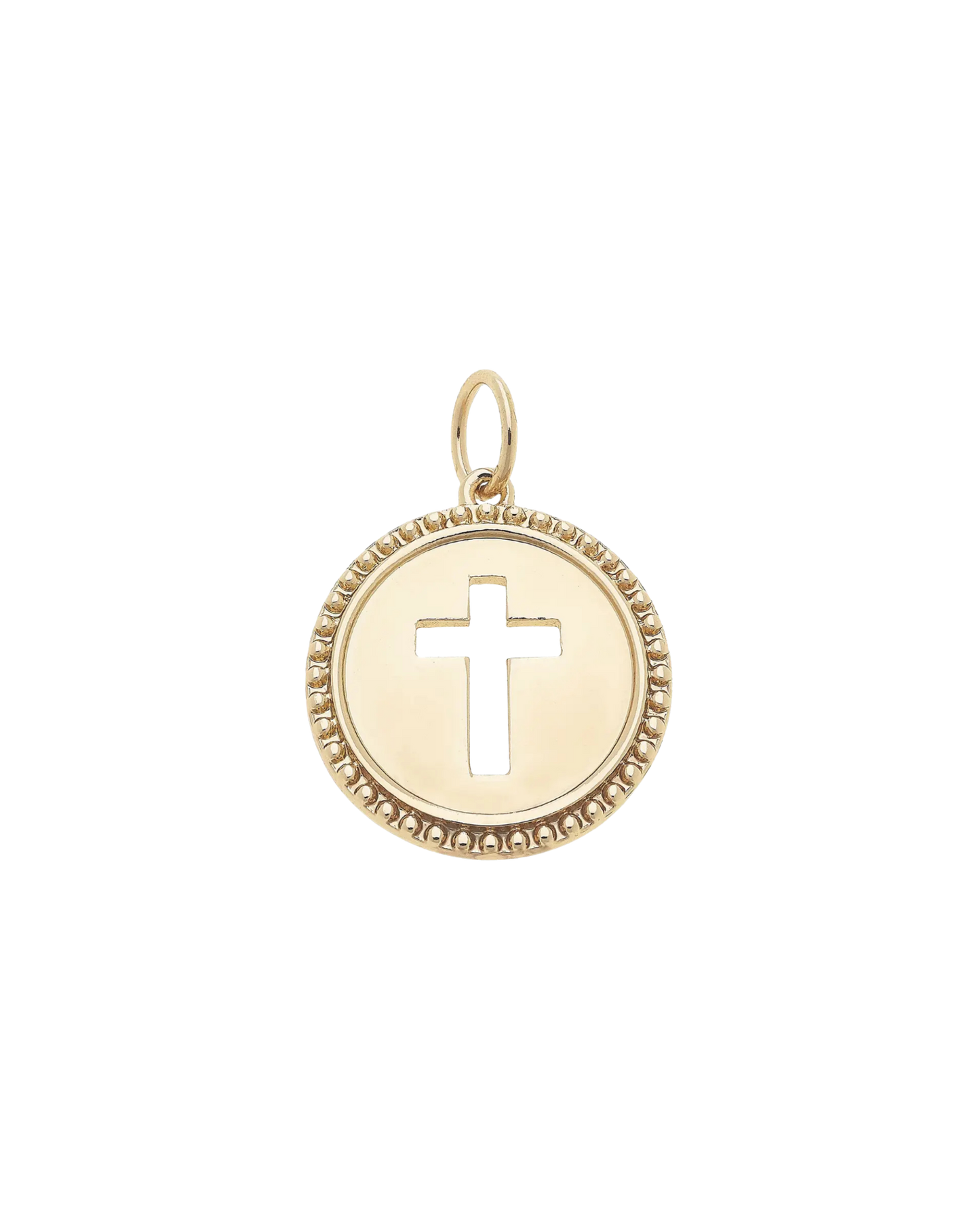 Cross Coin Charm