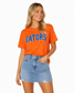 Florida Gators Orange Game Day Tee | Stewart Simmons Oversized Cotton T-Shirt