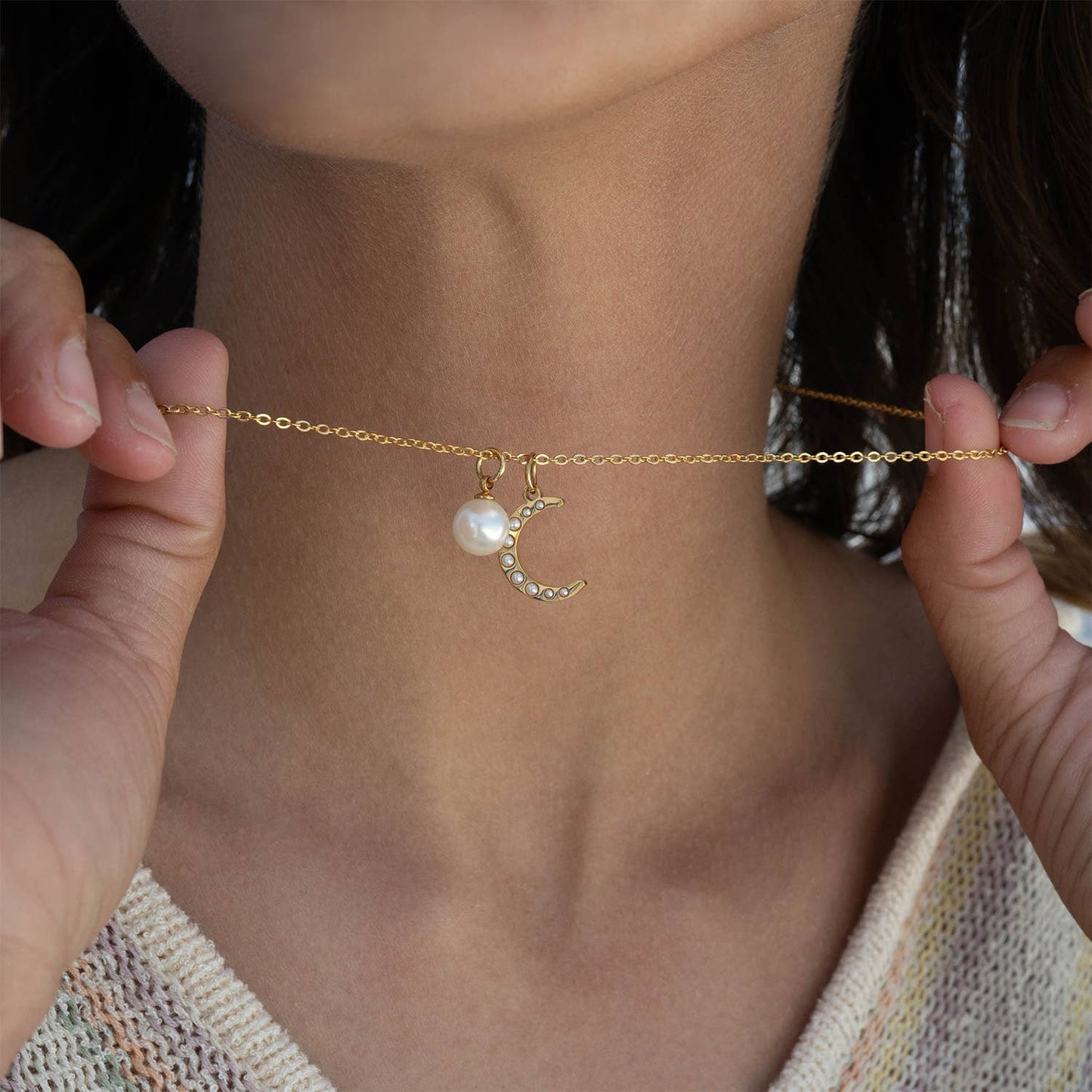 8mm Glass Pearl Charm