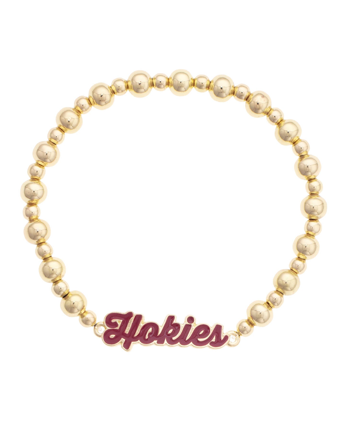 Virginia Tech Hokies Autograph Enamel Stretch Bracelet