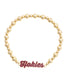 Virginia Tech Hokies Autograph Enamel Stretch Bracelet