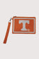 Tennessee Volunteers Beaded Wristlet Pouch