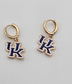 Kentucky “UK” Enamel Huggie Hoop Earrings | Officially Licensed