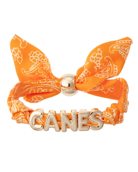 Miami Hurricanes Bandana Bracelet | Adjustable Game Day Bracelet