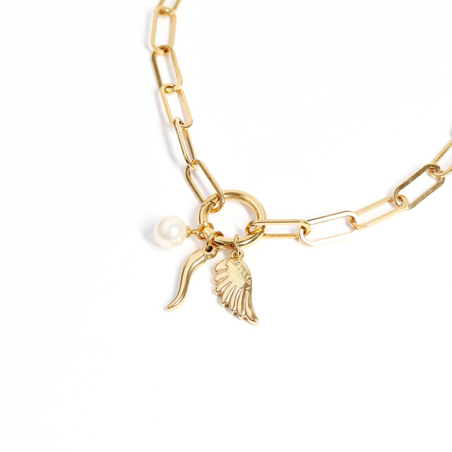 8mm Glass Pearl Charm