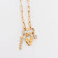 Paperclip Link Carabiner Necklace Base