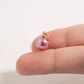 Pink Pearl Drop Charm