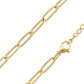 Paperclip Link Necklace Base