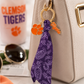 Clemson Tigers Bandana Keychain Charm