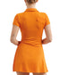 Back view of Smith & Quinn Tennessee Volunteers orange game day dress, sporty fit
